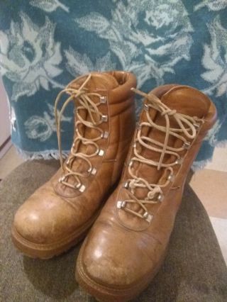 Vtg Men’s Cloud Climbers Insulated Leather Hiking Boots Italy Eu 43 Us 10