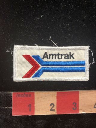 Vtg Old Logo Amtrak Railroad Train Patch C96u