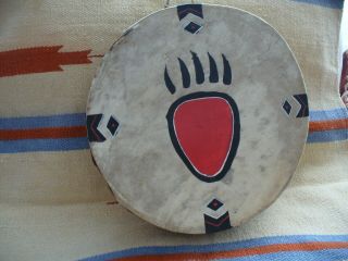 Vintage Native American Indian Ceremonial Drum