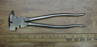 Vintage Diamalloy Fence Pliers,  10 - 1/4 ",  Barbed Wire Exceptional,  L@@k