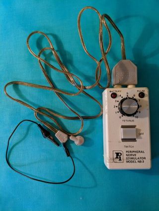 Professional Instruments Company Vintage Peripheral Nerve Stimulator Model Ns - 3