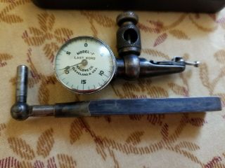 Vintage H.  A.  Lowe Model F " Last Word " Dial Indicator With Starrett Shank