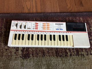 Casio Pt - 82 Keyboard Vintage Synthesizer With Beatles Rom Pack Ro - 353