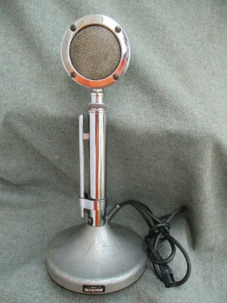 Vintage ? Astatic D 104 ? Desktop Microphone W Model G Stand