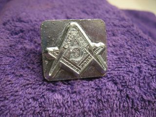 Vintage Rare 8372 Mason Masonic Craftool 3d/2d Leather Tools Stamp 1986