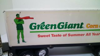 VINTAGE NYLINT GREEN GIANT GMC 18 WHEELER SEMI - TRUCK W/TRAILER 5