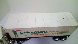 VINTAGE NYLINT GREEN GIANT GMC 18 WHEELER SEMI - TRUCK W/TRAILER 6