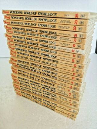 Disney’s Wonderful World Of Knowledge 1973,  Encyclopedias - Vintage Books 1 - 25