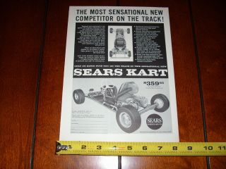 1961 Sears Go Kart Vintage Ad