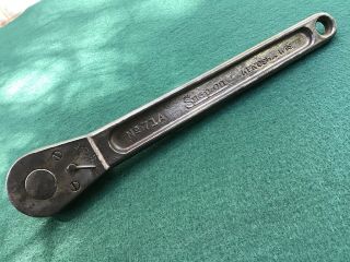 Vintage Snap On Tools No.  71a 1/2” Drive Ratchet Wrench Oldie But A Goodie 1935