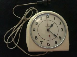 Vintage Telechron Electric Wall Clock Collectible