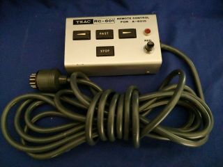 Teac Rc - 601 Vintage Wire Remote Control For Reel To Reel Recorder