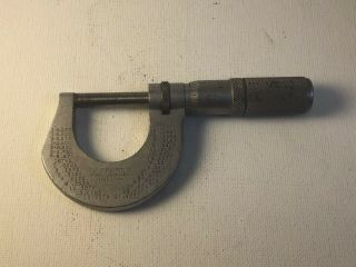 Vintage Ls Starrett 0 - 1 " Micrometer No.  231f