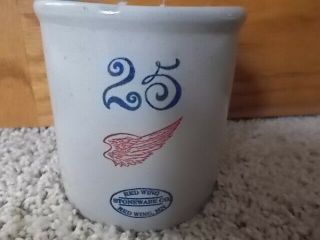 Vintage Red Wing Stoneware Pottery Miniature 4.  25 