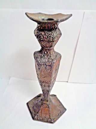 Tapered Candle Stick Holder Ornate Vintage Dutch 2lbs