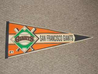 Rare Vintage San Francisco Giants Baseball Pennant Flag Wincraft Man Cave