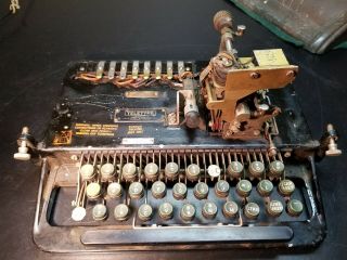 Vintage Teletype Corp Model Keyboard Model Bk22/kq Bk22 Kq