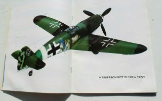 Vintage Monogram Close - Up 7 Gustav Me Bf109G Part 2 Reference Book Booklet 3