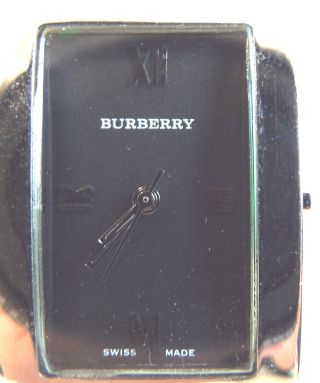 Ladies Vintage BURBERRY Swiss Made QUARTZ Wristwatch In Material Case - E26 3