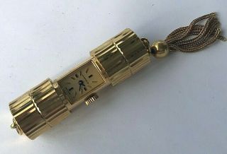 Vintage Unusual Marque Art Deco Hand Winding Cylinder Swiss Pendant Pocket Watch