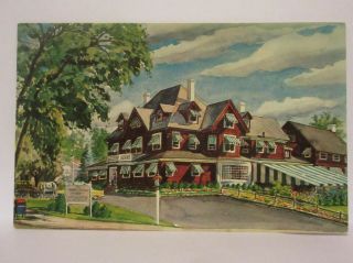 Yankee Pedlar Holyoke Massachusetts Vintage Chrome Postcard Artist Drawn