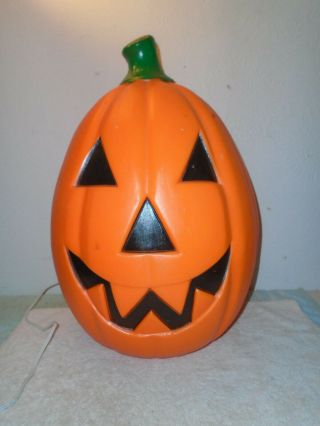 Vintage Empire Halloween Pumpkin Jack - O - Lantern Lighted Blow Mold Large 22