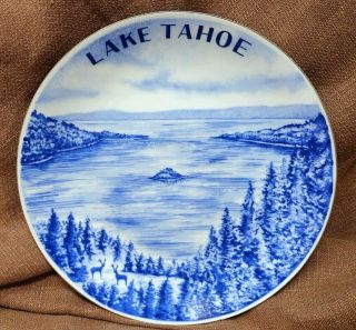 Vintage Lake Tahoe - California - Plate - Made In Japan