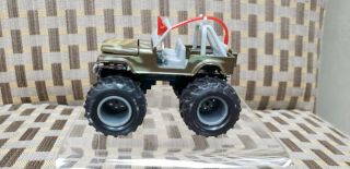 Vintage Rare Zee Toys Monster Truck Army Jeep Wrangler 4 X 4 Buck Shot Off Road
