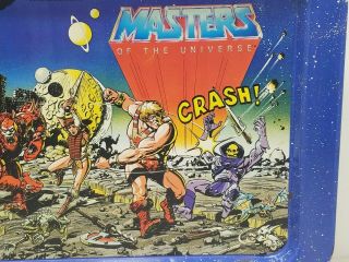 MASTERS OF THE UNIVERSE Vintage 1982 TV TRAY Mattel He - Man MOTU Skeletor Metal 6