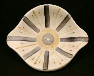 Vintage Sascha Brastoff Ca Mcm Modern Art Pottery Ceramic Dish Bowl Signed