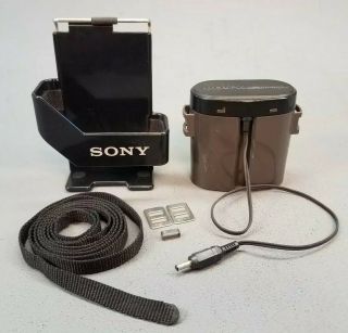 Sony Walkman Ii Wm - 2 Belt Clip And D Battery Pack With Strap Vintage