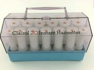 Vintage Clairol 20 Instant Hairsetter Model C20s Pageant Prom No Clips