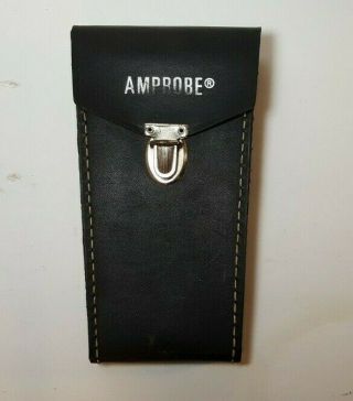 Vintage Amprobe Clamp On Ac Volt - Ammeter - Ohmmeter W/ Case