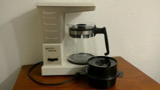 Vintage Black & Decker Coffeematic Coffee Maker Dcm90 White 10 Cup Auto Drip