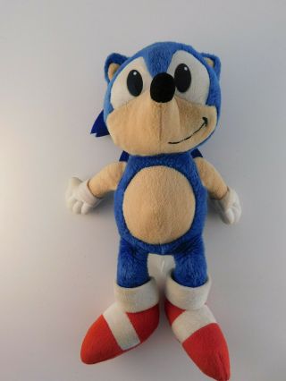 Vintage 1993 Caltoy Sonic The Hedgehog Plush Doll Stuffed Toy Sega 12 "