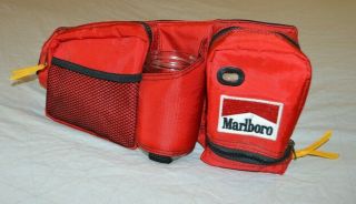 Vintage Marlboro Cigarettes Gear1990s Waist Fanny Pack Belt Bag Utility