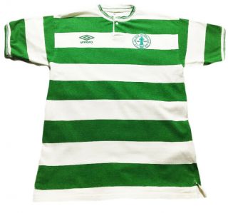 Retro Celtic 1988 Centenary Umbro Football Shirt Cr Smith Large Vintage Jersey