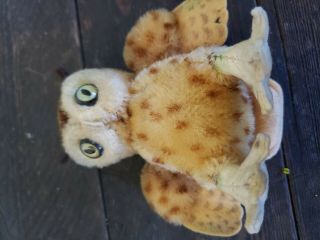 Steiff Wittie Owl Plush Vintage