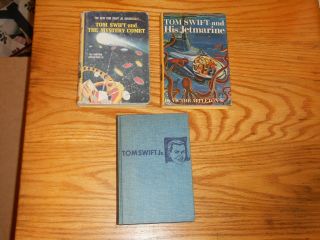 Three Vintage Tom Swift Adventure Books 1,  2,  And 28