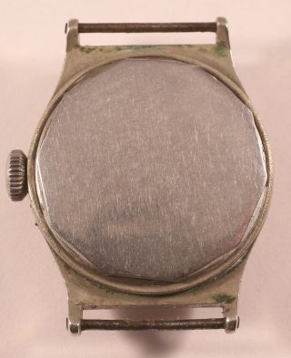 Vintage RONE ' WATERPROOF ' Taubert Borgel Cased 15 Jewel Watch - Bullseye Dial 6