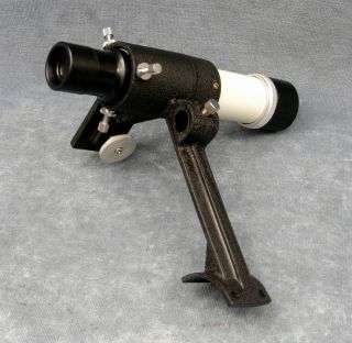 Vintage 30mm Astronomy Finderscope W/odd Camera Mount Bracket - Unitron? Towa?