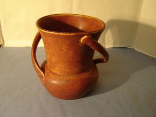Vintage Camark Pottery Vase Maroonish Matte Glaze