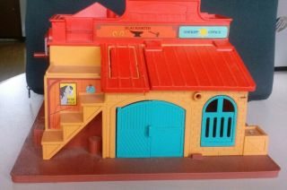 Vintage Fisher Price Little People Western Town Building