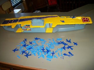 Vtg.  Remco Mighty Matilda Battery Operated Aircraft Carrier/works Hotwired