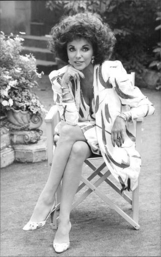Actress Joan Collins - Vintage Photograph