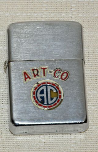 Rare Vintage Art - Co Zippo Made In Usa Circa 1950 - 57