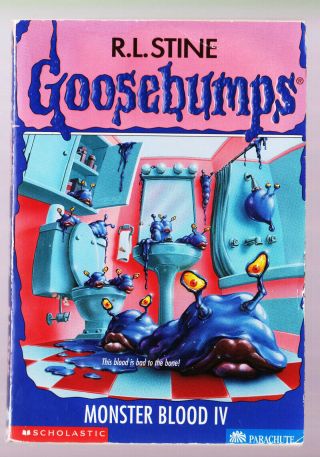 Goosebumps 62 Monster Blood Iv R L Stine Pb Book Vintage 1997 1st Ed