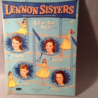 1958 Lennon Sisters Paper Dolls Cut
