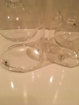 Set of 2 WOLFARD Glass Oil Lamps - 9 