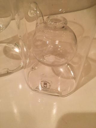 Set of 2 WOLFARD Glass Oil Lamps - 9 